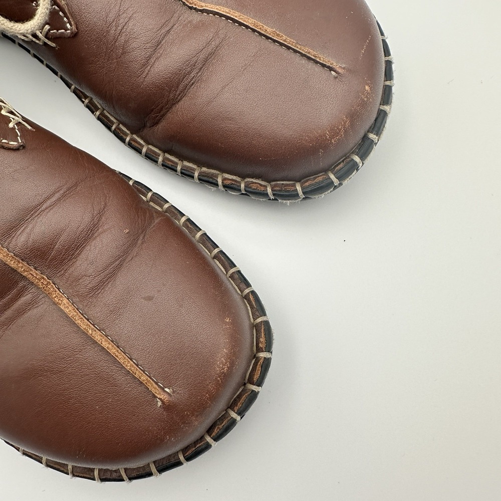 Josef Seibel Womens Brown Leather Lace Up Comfort Shoes EU 41 US 10 Casual - Picture 6 of 9